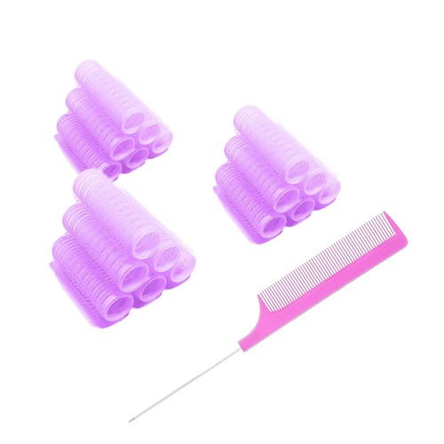 18pcs grip small hair curlers - 18pcs,