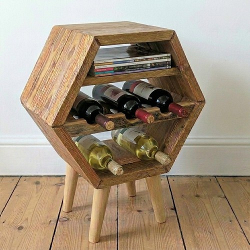 Rustic wooden wine - wooden,