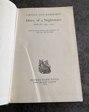 Diary nightmare berlin - a, nightmare: