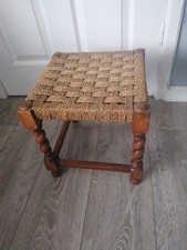 VTG Victorian Oak Ratten Woven
