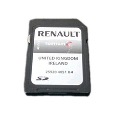 Renault Sat Nav SD Card United Kingdom & Ireland Maps 259204051R TOMTOM #925