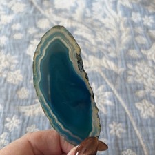 Turquoise Agate Slice Crystal