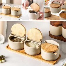 2/3Pcs Ceramic Seasoning Salt