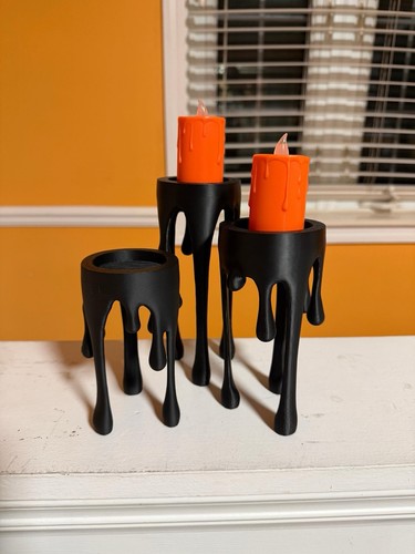 Printed melting candle - 3d,