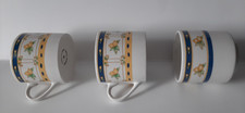 Royal Norfolk Mugs Coffee Tea Mugs & Sugar Bowl Set 200ml Vintage  x3