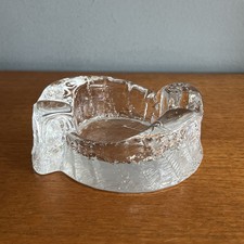 Vintage Textured Clear Glass