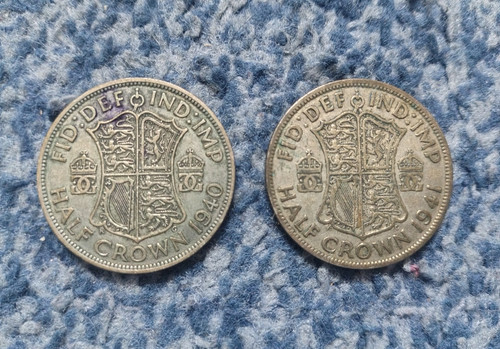 Coinage half crowns - uk, half-crowns
