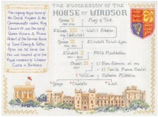 Windsor family tree sampler - tree,