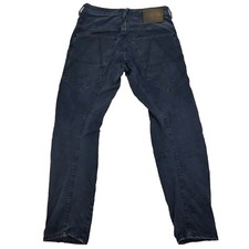 G-Star A-Crotch Tapered Jeans Men's Medium W31 L28 Dark Blue Raw Denim VGC
