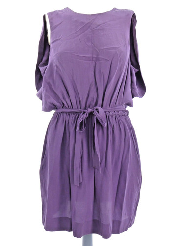Whistles dress silk purple - silk,