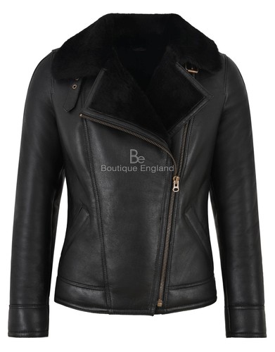 Women sheepskin jacket raf - b3,