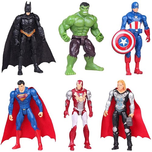 6pcs marvel avengers super - 6pcs,