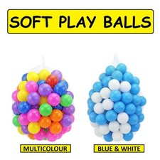 Plastic soft play balls bright - play,
