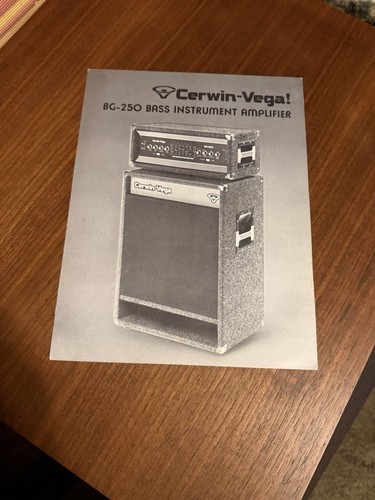Vintage cerwin vega - vega, bg-250