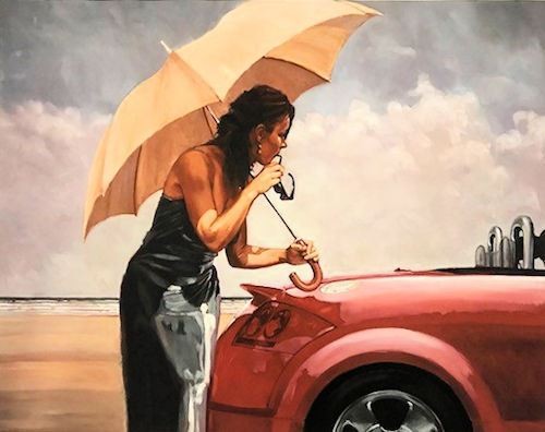 Red hot mark spain signed - red,
