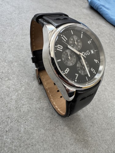 Chronograph watch black - d&g,