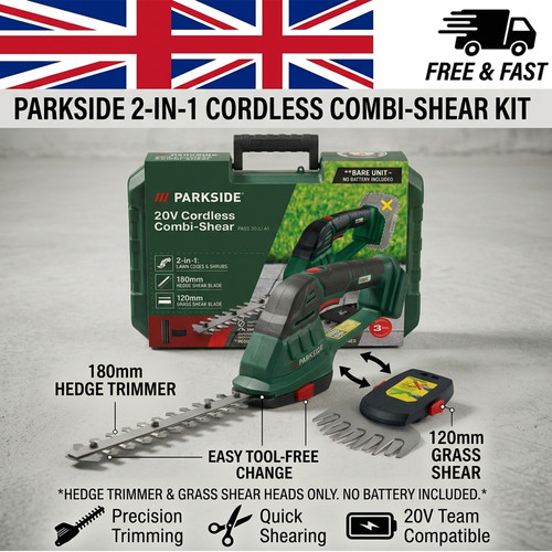 Parkside 20v cordless grass - cordless,