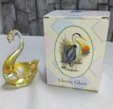Vintage Heron Glass Iridescent