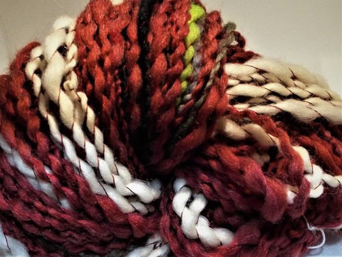 Ply handspun art yarn 81 - handspun,