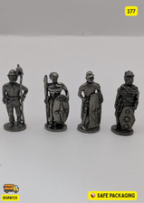 Set of 4 Pewter Miniature
