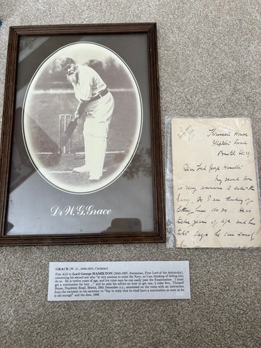 Grace autograph letter - w.g.,