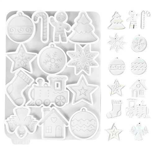 Christmas ornament silicone - christmas,