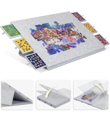 Folding puzzle board - board, auction