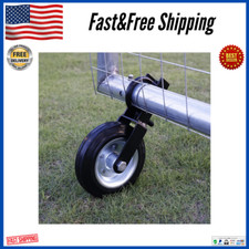 6 Gate Wheel Metal Tube Fence