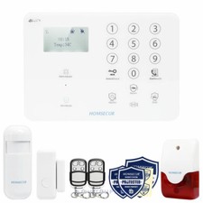 HOMSECUR 4G/GSM Wireless Smart Alarm Basic Kit with Optional Multiple Sensors
