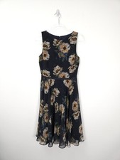 Hobbs Dress Size 8 Navy Ava