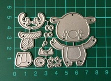 Build Up Cartoon Reindeer