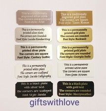130mm x 60mm Engraving plate