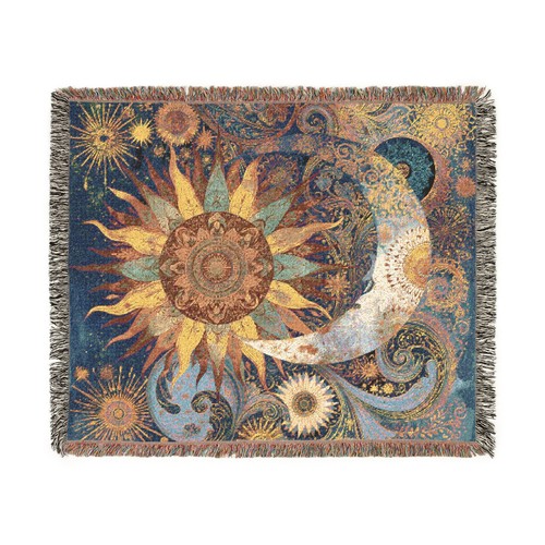 Sun and moon tapestry - sun,