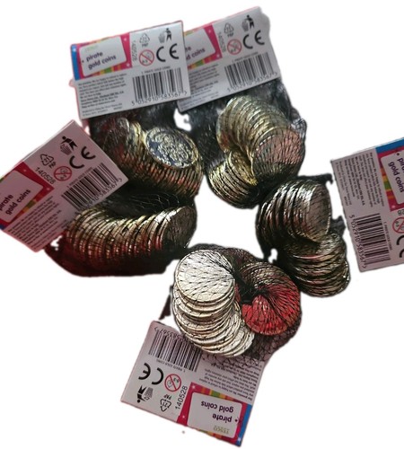 Tesco pirate gold coins - tesco, 25