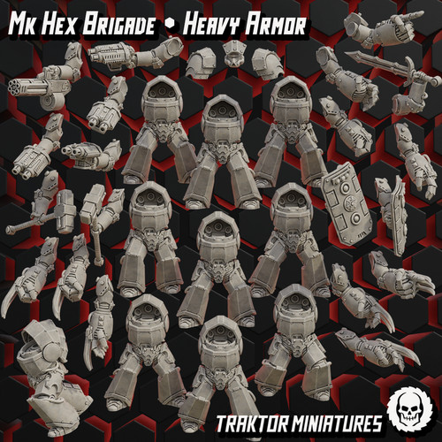 Traktor miniatures hex heavy - traktor,