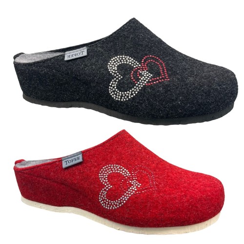 Tofee womens slippers - tofee, wool