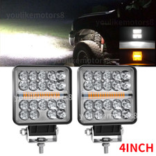 Mini Digger Excavator Work Light Lamp Square 4inch for Komatsu Hitachi Kubota