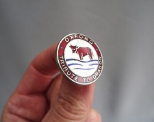 Vintage 'Oxford Tribute To Dragon' 1966 Motorbike Rally Enamel Badge