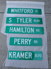 AEROSMITH STREET SIGNS Steven