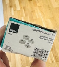 Vado Pair Of Shower Elbows With Shrouds - Chrome - 