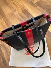 Orla Kiely Colombo Tote Bag - Navy/Cosmos Pink