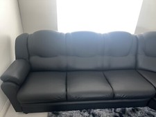 7 seater leather corner sofa