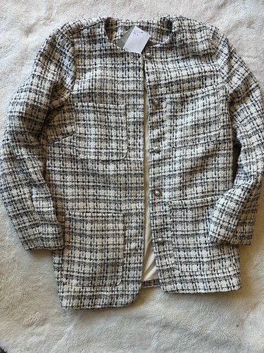 Women ivory black tweed - ,