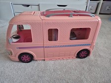 BARBIE Pink Motorhome Expanding Dream Camper Van