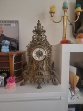 Brass Mantel Clock