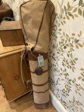 Vintage Old Golf Clubs  Bag