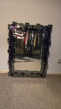 Dwell Mosaic Aubergine Mirror Extra Large 120 x 85cm