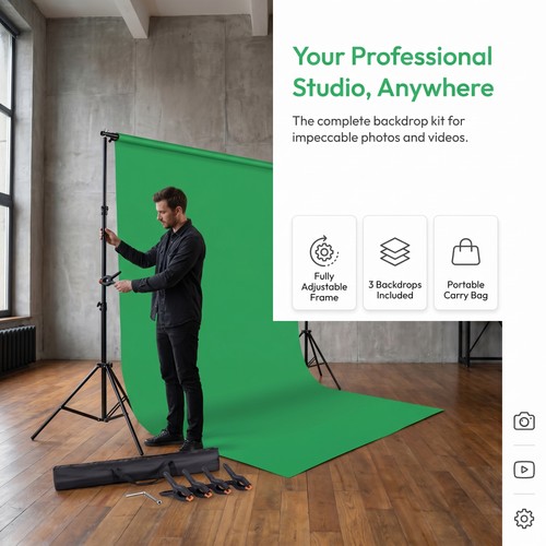 2x3m adjustable photography - 2x3m,