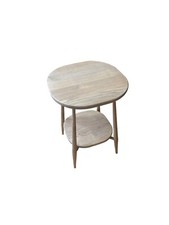 Ercol Wycombe Side Table Ash in OA Oak on Ash W424mm D424mm H566mm RRP £430