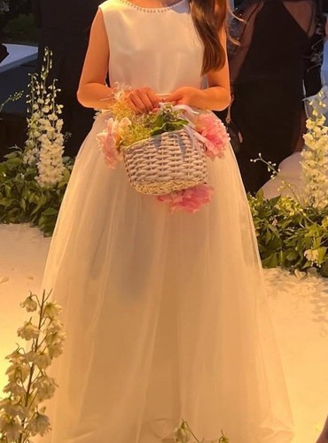 Flower girl dress for party - flower,